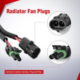 Nilight 16AWG ATV UTV Fan Override Switch Kit with Relay LED Blue Light 5PIN Rocker Switch, view 6