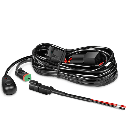 Nilight 16AWG DT Connector Wire Harness Kit 1 Lead W/ 12V On Off Switch