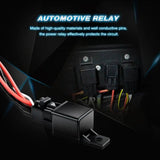 Nilight 16AWG Wire Harness Crimp Chassis Mount Kit 2 Leads W/ 12V 3Pin Switch | 3 Fuses | 4 Spade Connectors, view 4