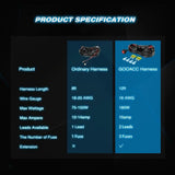 Nilight 16AWG Wire Harness Crimp Chassis Mount Kit 2 Leads W/ 12V 3Pin Switch | 3 Fuses | 4 Spade Connectors, view 6