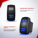 Nilight 16AWG Wire Harness Kit 2 Leads W/ 12V 5Pin Light Pods Switch | 3 Fuses | 4 Spade Connectors, view 5