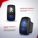 Nilight 16AWG Wire Harness Kit 2 Leads W/ 12V 5Pin Sasquatch Lights Switch | 3 Fuses | 4 Spade Connectors, view 5