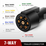 Nilight 16FT Heavy Duty 7 Way Inline Trailer Cord, view 4