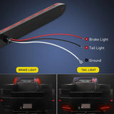 Nilight 16 Inch 11 LEDs Red Trailer Light Bar (Pair), view 4