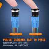 Nilight 16MM Raised Speaker Horn Momentary Push Button Switch, view 2