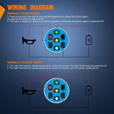 Nilight 16MM Raised Speaker Horn Momentary Push Button Switch, view 3