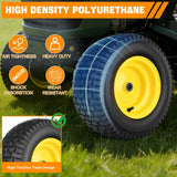 Nilight 16x6.50-8 Lawn Mower Tires, 16 Inch Pneumatic Rubber Tire with 3/4 Inch Axle Bore & 3 Inch Hub Length, Air-Filled Replacement Wheels for Riding Lawn Mowers, 2 Pack, view 2