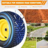 Nilight 16x6.50-8 Lawn Mower Tires, 16 Inch Pneumatic Rubber Tire with 3/4 Inch Axle Bore & 3 Inch Hub Length, Air-Filled Replacement Wheels for Riding Lawn Mowers, 2 Pack, view 6