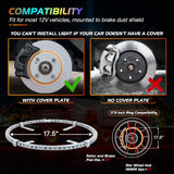 Nilight 17.5 Inch LED Wheel Ring Lights Double Row RGB APP Remote Control 4Pcs, view 5