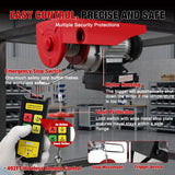 Nilight 1760LBS Electric Hoist 110V Electric Hoist Winch with Wireless Remote Control, Single/Double Slings 39FT Lifting Height Material Handling Tool for Garage Warehouses Factory Attic Ceiling Crane, view 2
