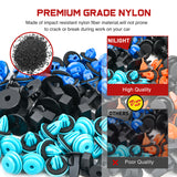 Nilight 181PCS Car Bumper Retainer Clips with Fastener Remover for Lexus Toyota 4Runner Tacoma RAV4 Scion 75495-35010 75397-35010 90189-06065 90189-06013 90189-06028 90467-07201, view 5