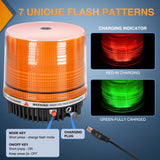 Nilight 18LED Amber Magnetic Beacon Light Wireless Rotating Powered Emergency Hazard Warning Safety Flashing Roof Top Strobe Lights for Car Truck Snow Plows Forklift Trailer Security Vehicles, view 4