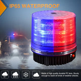 Nilight 18LED Strobe Lights Red Blue Wireless Rotating Emergency Safety Flashing Beacon Light with Magnetic Base Mount and Two Types of Plugs for Vehicle UTV Truck Forklift Tractor Snow Plow, view 6