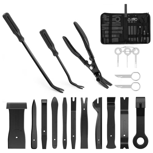 Nilight 19 Pcs Auto Trim Removal Tool Set Black