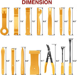 Nilight 19 Pcs Auto Trim Removal Tool Set Yellow, view 2