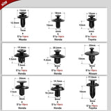 Nilight 191 Pcs Bumper Retainer Clips Car Push Retainer Kit, view 2