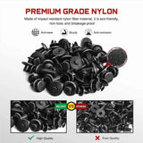 Nilight 191 Pcs Bumper Retainer Clips Car Push Retainer Kit, view 3