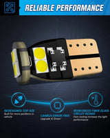 Nilight 194 T10 168 2825 W5W 6500K LED Bulbs (10 Packs), view 4