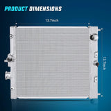 Nilight 1992 1993 1994 1995 1996 1997 1998 1999 2000 Honda Civic Radiator, view 4