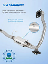Nilight 1994 1995 1996 1997 1998 1999 2000 2001 Dodge Ram 1500 2500 3500 3.9L 5.2L 5.9L Catalytic Converter, view 2