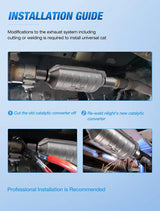 Nilight 1996 1997 1998 1999 2000 Jeep Cherokee 2.5L 4.0L & 1993 1994 1995 1996 1997 1998 Jeep Grand Cherokee 4.0L/5.2L/5.9L Catalytic Converter, view 5