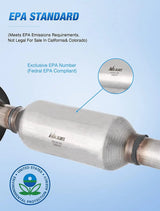 Nilight 1997 1998 1999 2000 2001 Toyota Camry 2.2L & 1999 2000 2001 Solara 2.2L Catalytic Converter, view 2