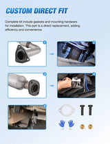 Nilight 1997 1998 1999 2000 2001 Toyota Camry 2.2L & 1999 2000 2001 Solara 2.2L Catalytic Converter, view 4