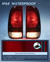 Nilight 1997 1998 1999 2000 2001 2002 2003 Ford F1501997 1998 1999 Light Duty 1999 2000 2001 2002 2003 2004 2005 2006 2007 Ford Super Duty Tail light Assembly Dark Red Rear Lamp Replacement OE Style Driver Passenger Side, view 4