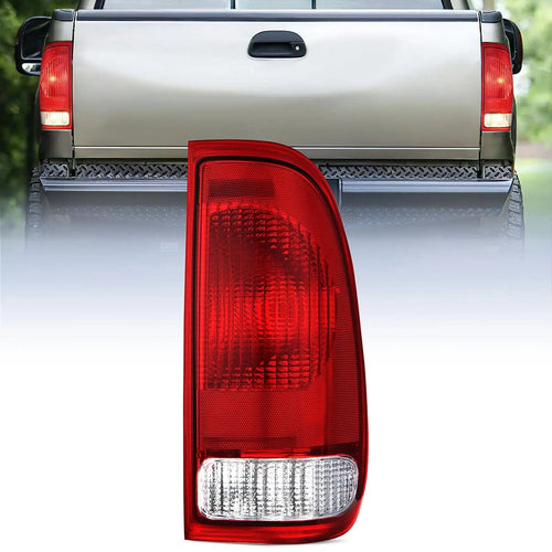 Nilight 1997 1998 1999 2000 2001 2002 2003 Ford F150 1997 1998 1999 Light Duty 1999 2000 2001 2002 2003 2004 2005 2006 2007 Ford Super Duty Tail light Assembly Red Housing Rear Lamp Replacement OE Style Passenger Side