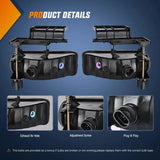 Nilight 1999 2000 2001 2002 Chevy Silverado 1500 2500 2001 2002 Chevy Silverado 3500 2000 2001 2002 2003 2004 2005 2006 Chevy Suburban Tahoe Fog Light Assembly Clear Lens, view 5
