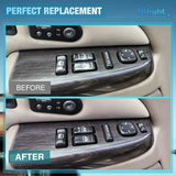 Nilight 1999 2000 2001 2002 Chevy Silverado 1500 2500 2500HD 1999 2000 2001 2002 GMC Sierra 1500 2500 2500HD 3500 Power Master Window Switch, view 5