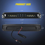 Nilight 1999 2000 2001 2002 2003 2004 2005 2006 Chevy Silverado GMC Sierra 1500 2500 3500HD 2007 HD Classic Third Brake Light, view 6