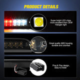 Nilight 1999-2016 Ford Ranger F250 F350 F450 F550 Super Duty 1994 1995 1996 1997 1998 1999 2000 2001 2002 2003 2004 2005 2006 2007 2008 2009 2010 Mazda B2300 B3000 B4000 Third Brake Light, view 4