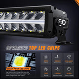 Nilight 19 Inch 150W 15500LM Anti-Glare Spot Flood LED Light Bar | 16AWG DT Wire, view 3