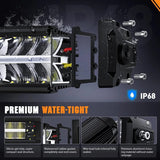 Nilight 19 Inch 150W 15500LM Anti-Glare Spot Flood LED Light Bar | 16AWG DT Wire, view 5