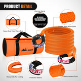Nilight 1in x 30ft Kinetic Recovery Rope 33000LBS, view 4