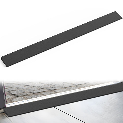 Nilight 1Inch Rise Threshold Ramp for Doorways, 39.4Inch Wide Low Profile Cuttable Rubber Access Door Ramp for Doorway, Curb, Home Steps, Bathroom
