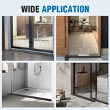 Nilight 1Inch Rise Threshold Ramp for Doorways, 39.4Inch Wide Low Profile Cuttable Rubber Access Door Ramp for Doorway, Curb, Home Steps, Bathroom, view 6