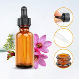 Nilight 1oz Amber Glass Bottles for Essential Oils with Glass Eye Dropper - Pack of 6, view 5