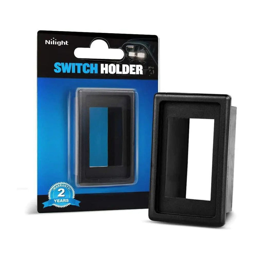 Nilight 1Pc Rocker Switch Holder Panel Housing
