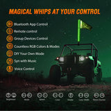 Nilight 1Pc 3FT Spiral Antenna Bluetooth Remote App Control Led Fat Whip Light, view 5