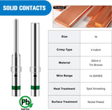 Nilight 2 3 4 6 8 12 PIN DT Connector Kit 3 Sets Size 16 Solid Contacts Waterproof Male Female Terminal for 14-20 AWG DT Series Connector, view 3