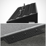 Nilight 2.4Inch Rise Curb Ramps, Heavy Duty Rubber Driveway Threshold Shed Ramp for Sidewalk Cars Lawn Mower Wheelchairs Motorcycles, 3300lbs Load Capacity (Pair), view 6
