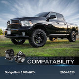 Nilight 2.5 inch Front Leveling Kit Lift Strut Spacers for 2006-2023 Dodge Ram 1500 4WD 2018 2019 2020 2021 2022 2023 Front Raise Suspension Strut Spacers, view 6