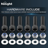 Nilight 2.5 Inch Leveling Kit for 2004-2023 F150 2WD 4WD 2012 2013 2014 2015 2016 2017 2018 2019 2020 2021 2022 2023/2003-2018 Expedition/2005-2008 Lincoln Mark Front Raise Suspension Strut Spacers, view 3