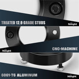 Nilight 2.5 Inch Leveling Kit for 2004-2023 F150 2WD 4WD 2012 2013 2014 2015 2016 2017 2018 2019 2020 2021 2022 2023/2003-2018 Expedition/2005-2008 Lincoln Mark Front Raise Suspension Strut Spacers, view 5