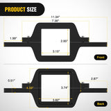 Nilight 2.5 inch Towing Hitch Mount Bracket for Truck Trailer RV SUV Pick Up fit Dual LED Work Light Reverse Rear Back Up Off Road Lights(Towing Hitch Mount Bracket) Without Light, view 2