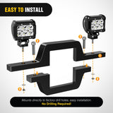 Nilight 2.5 inch Towing Hitch Mount Bracket for Truck Trailer RV SUV Pick Up fit Dual LED Work Light Reverse Rear Back Up Off Road Lights(Towing Hitch Mount Bracket) Without Light, view 4
