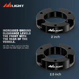 Nilight 2.5 Inch Leveling Lift Kits for 2005-2023 Toyota Tacoma/2003 2004 2005 2006 2007 2008 2009 2010 2011 2012 2013 2014 2015 2016 2017 2018 2019 2020 2021 2022 2023 4Runner/2007-2015 FJ Cruiser 2WD 4WD 2004-2023, view 2