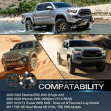 Nilight 2.5 Inch Leveling Lift Kits for 2005-2023 Toyota Tacoma/2003 2004 2005 2006 2007 2008 2009 2010 2011 2012 2013 2014 2015 2016 2017 2018 2019 2020 2021 2022 2023 4Runner/2007-2015 FJ Cruiser 2WD 4WD 2004-2023, view 6